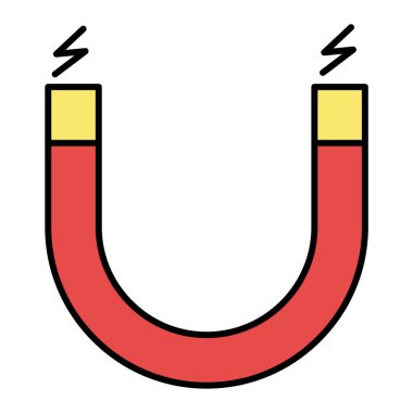 mıknatıs simgesi vektör çizimi