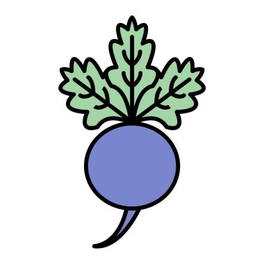 sebze. Web simgesi vektör illüstrasyonu