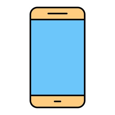 Akıllı telefon aygıtı teknoloji vektör illüstrasyonu