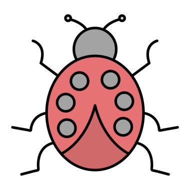 Uğur böceği vektör illüstrasyonuName