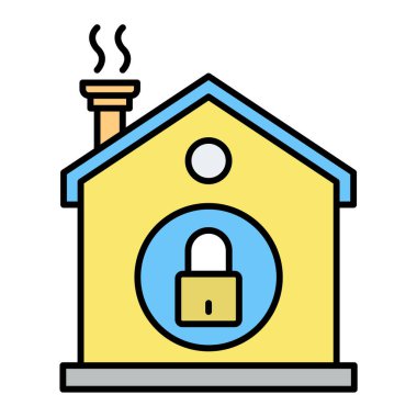 ev vektörü simgesi modern illüstrasyon