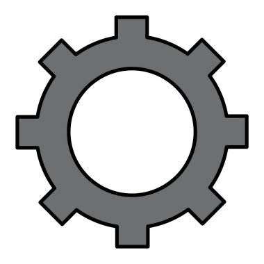 Teçhizat Web simgesi basit illüstrasyon