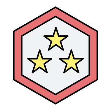 yıldız simgesi, vektör çizimi