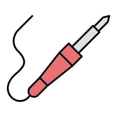 tornavida ikonu vektör çizimi