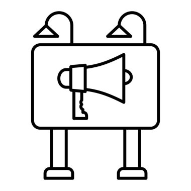 Vektör illüstrasyonu, simge ögesi arkaplanı