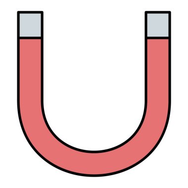 mıknatıs simgesi vektör çizimi