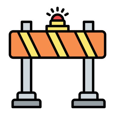 Yol işaretinin vektör illüstrasyonu