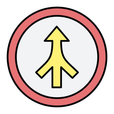 ok simgesi vektör illüstrasyonu