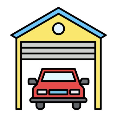 Seo ve teknoloji simgesinin vektör illüstrasyonu