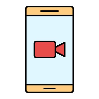 Akıllı telefon aygıtı teknoloji vektör illüstrasyonu