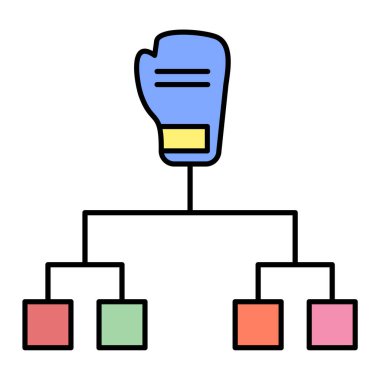 seo modern simgesinin vektör illüstrasyonu