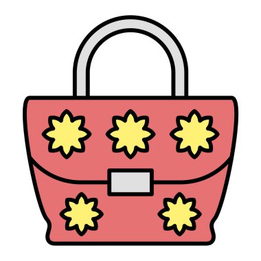  çanta simgesi vektör illüstrasyon tasarımı