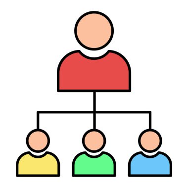 ağ paylaşım vektörü simgesi