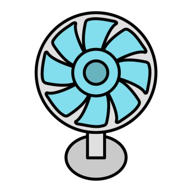 fan simgesi, vektör illüstrasyonu