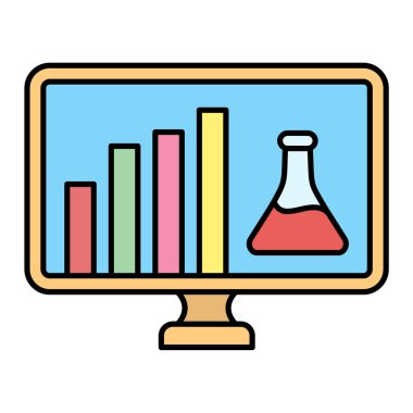 seo modern simgesinin vektör illüstrasyonu