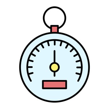Kronometre simgesi. kronometre vektör çizim sembolü ve web tasarımı