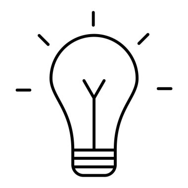 Fikir simgesi vektör illüstrasyonu