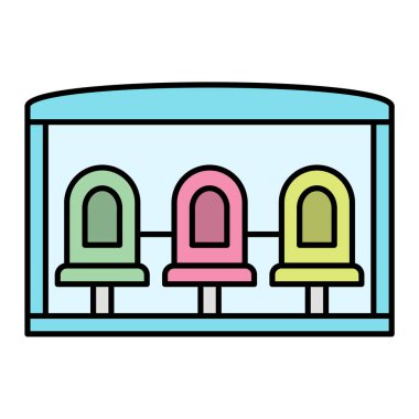 Stadyumun vektör illüstrasyonu 