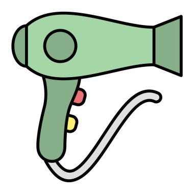 Çizgi film kurutucusunun vektör çizimi