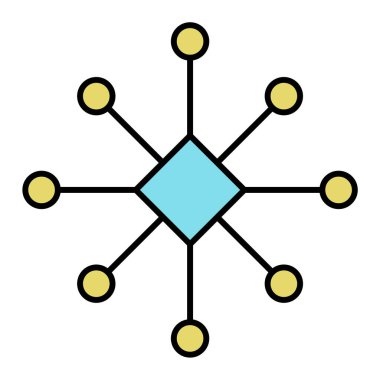 seo modern simgesinin vektör illüstrasyonu