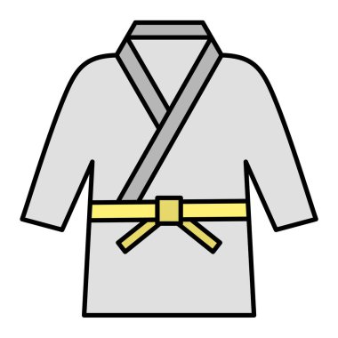 Ceket ikonu. Giysi vektör sembolü stoğunun ana hatları