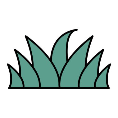 bitki simgesi vektör illüstrasyonu