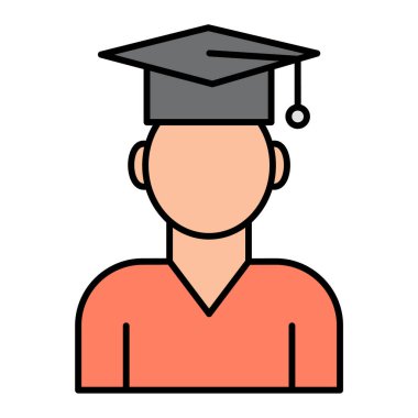 mezuniyet kapsülü vektör illüstrasyon tasarımı