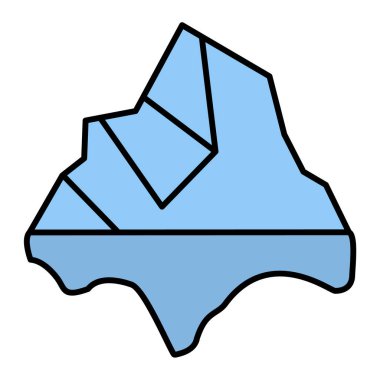 Bir yıldız simgesinin vektör illüstrasyonu