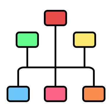 ağ paylaşım simgesi çizimi