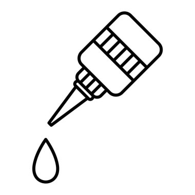 Şırınga simgesinin vektör illüstrasyonu