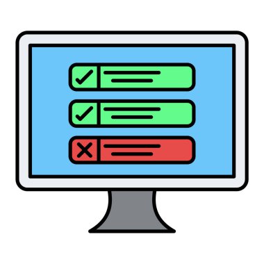 Web tasarım şablonu, vektör illüstrasyonu