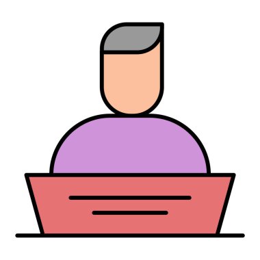 Şapkalı ve akıllı telefon vektör illüstrasyon tasarımlı kadın