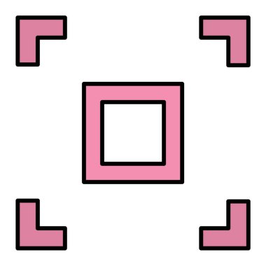 Dosya satırı simgesinin vektör illüstrasyonu