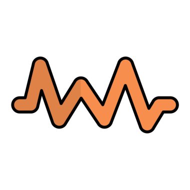 ses dalgası ikonu vektör illüstrasyon tasarımı