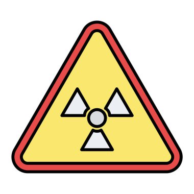 uyarı işareti simgesi. Tehlike sembolü. Tehlike alarmı. vektör illüstrasyonu