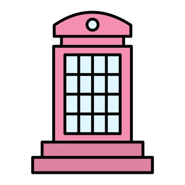 kule ikon vektör illüstrasyonu