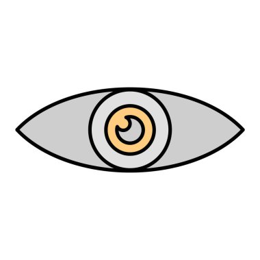 Göz simgesi vektör illüstrasyonu