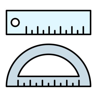 cetvel simgesi çizimi