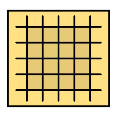 futbol oyunu ikon vektör illüstrasyonunun ızgarası