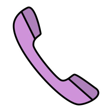 telefon merkezi simge vektör çizimi tasarımı