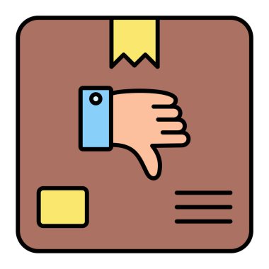 Baş parmaklar yukarı simgesi, vektör illüstrasyonlu el