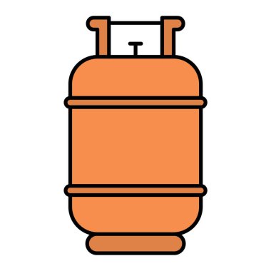 Su tankı ikonu. Web için bira şişesi vektör simgelerinin özet çizimi