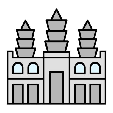 Yapı simgesinin vektör illüstrasyonu