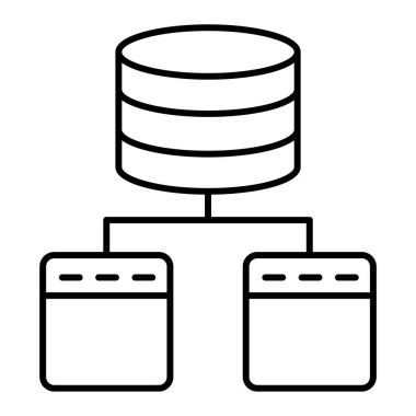 veritabanı simgesi çizimi
