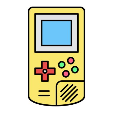 Bir oyun denetleyicisinin vektör illüstrasyonu