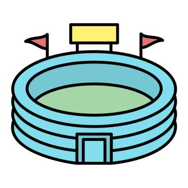 spor ekipmanları ikon vektör illüstrasyon tasarımı