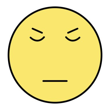 emoji. Web simgesi basit illüstrasyon