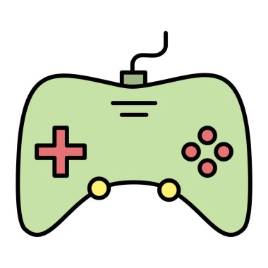 Oyun kolu. Web simgesi basit illüstrasyon