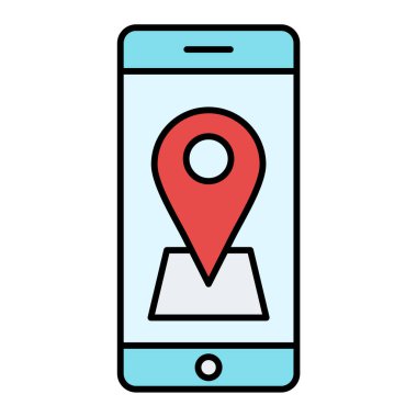 GPS konumu. Basit tasarım