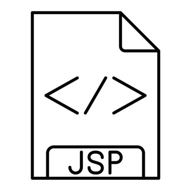 dosya biçimi simgesi, vektör illüstrasyonu